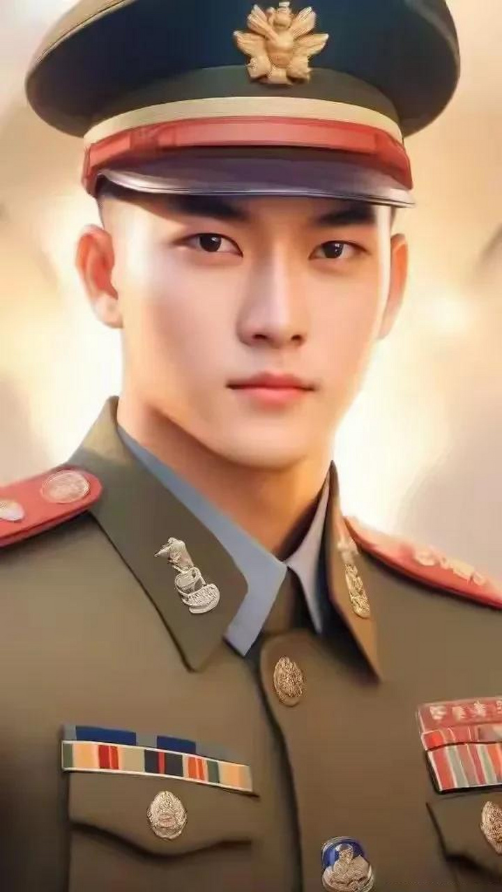 帅气的军装,英俊的男神.