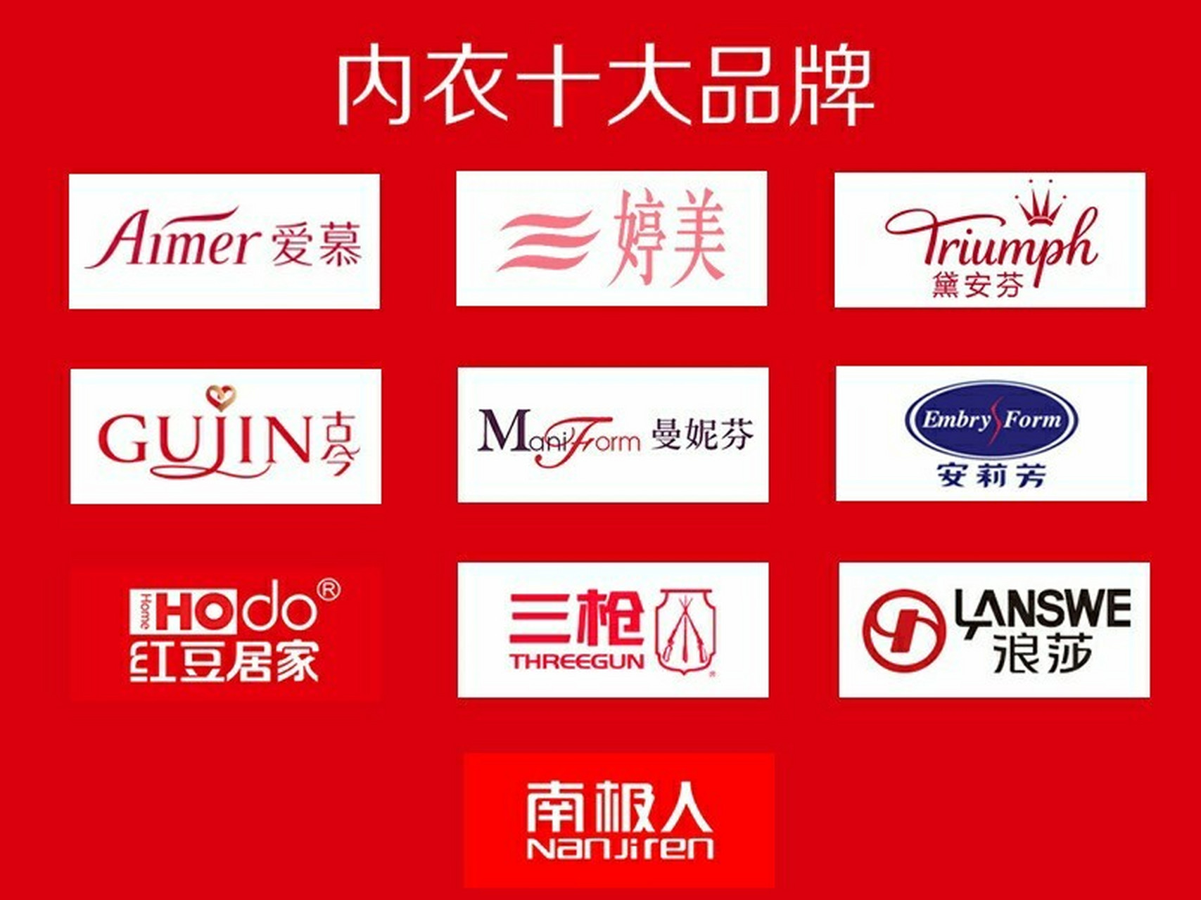 内衣十大品牌(下) 我们接上一篇↓ 	 66615安莉芳embryform