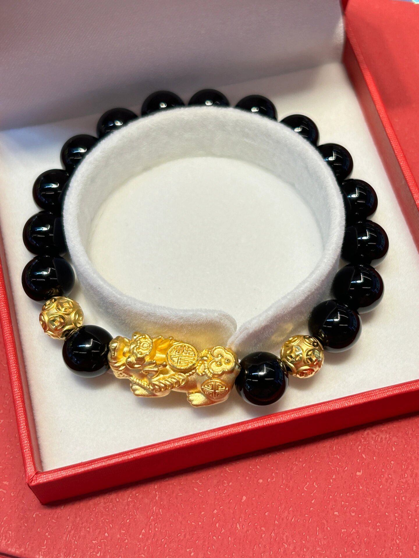 招财进宝 男款黄金貔貅手串合集 好看大气