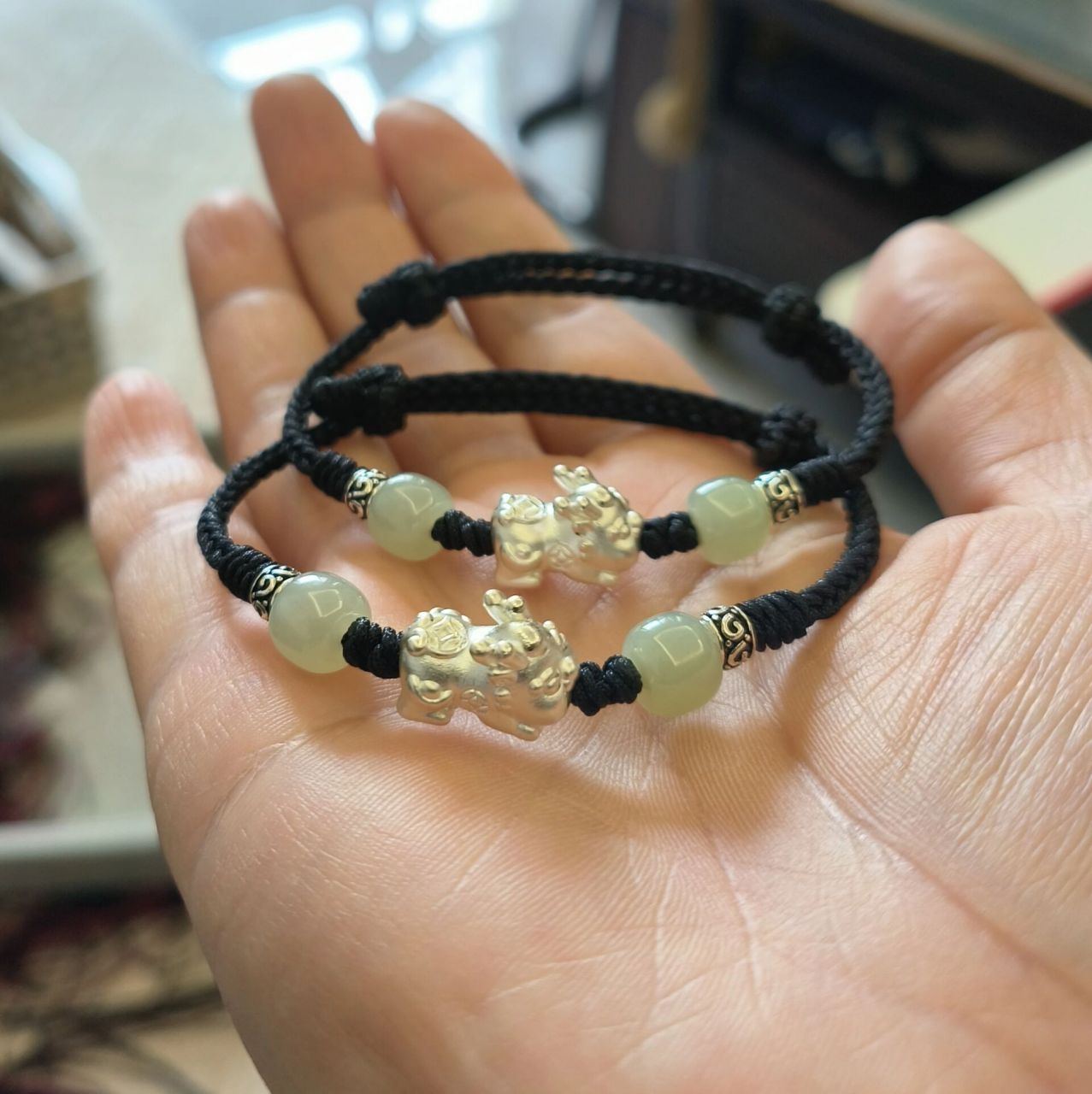 手工编绳-貔貅 超级可爱的貔貅宝宝手工编绳,男女都93