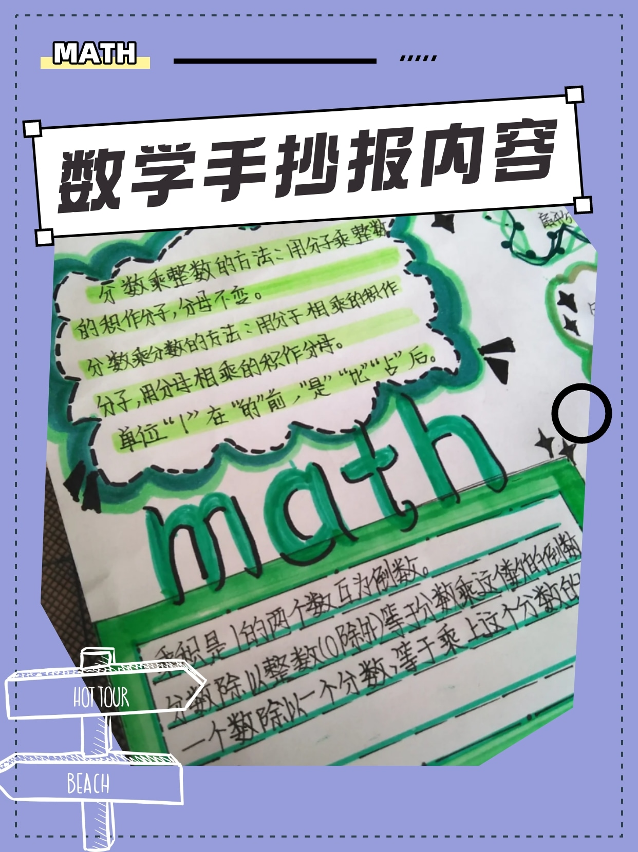 数学手抄报内容