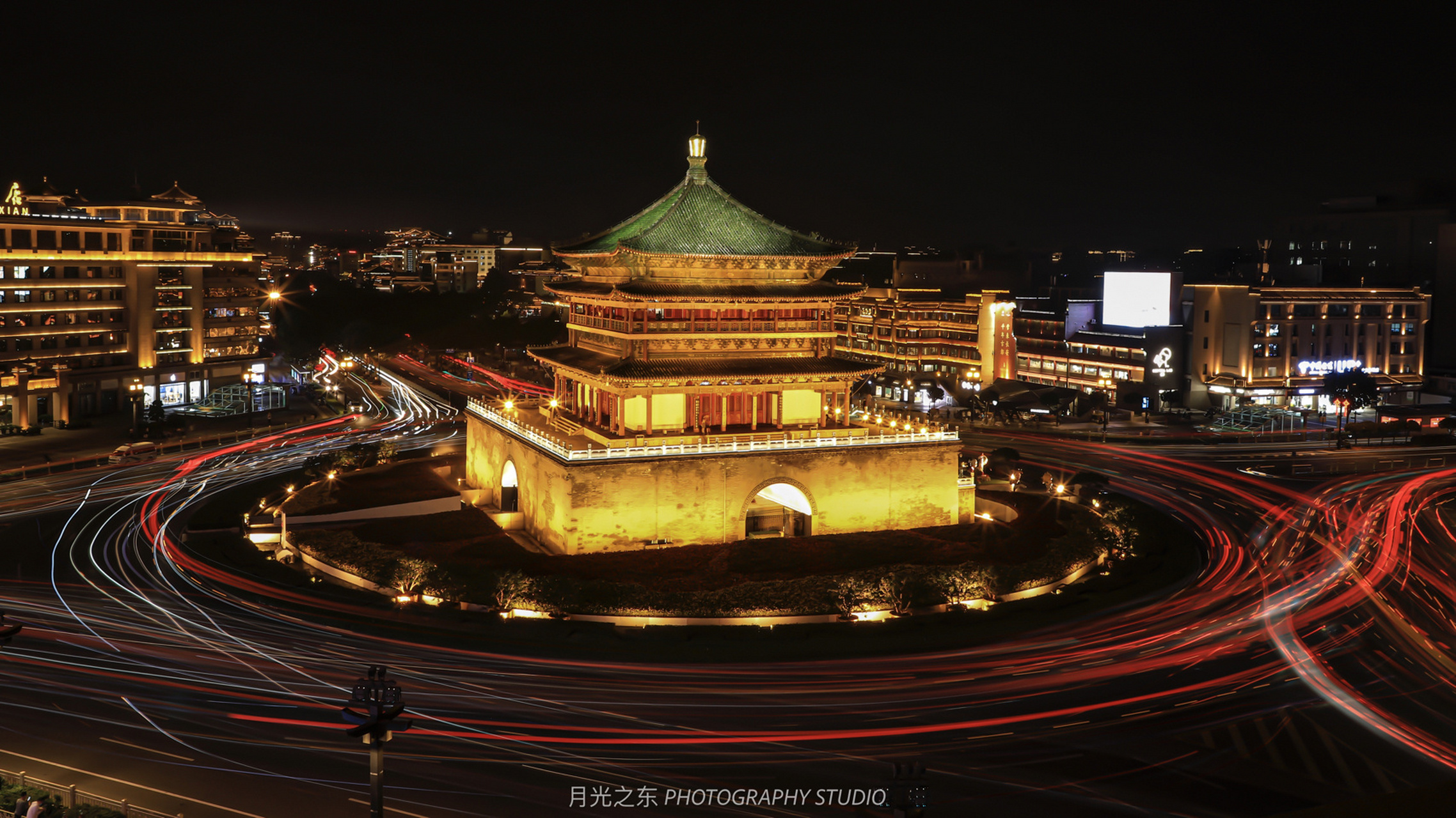 西安·钟楼 南北通透了 #西安钟楼# #西安建筑# #西安爬楼# #西安拍照