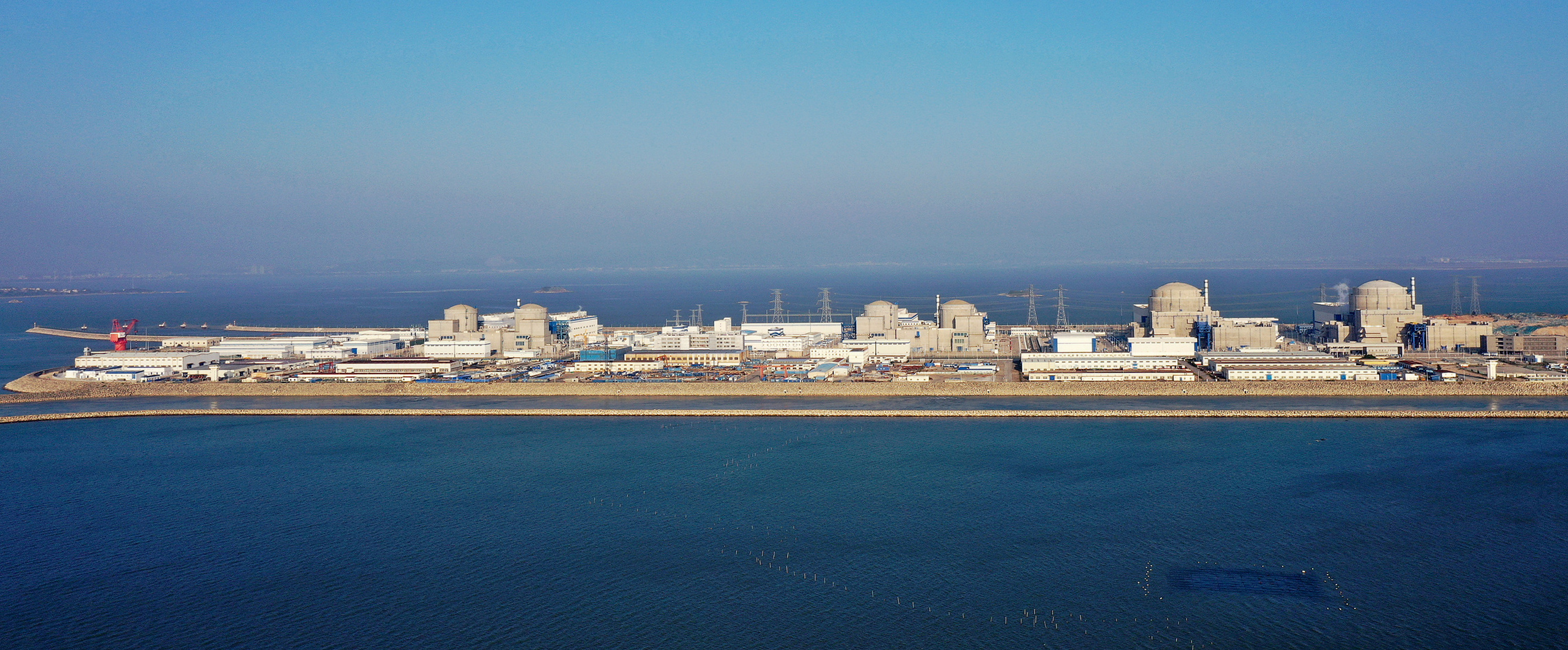 核你的枕边书#祝你有个好梦,晚安 (图:中核福清核电 过东海)