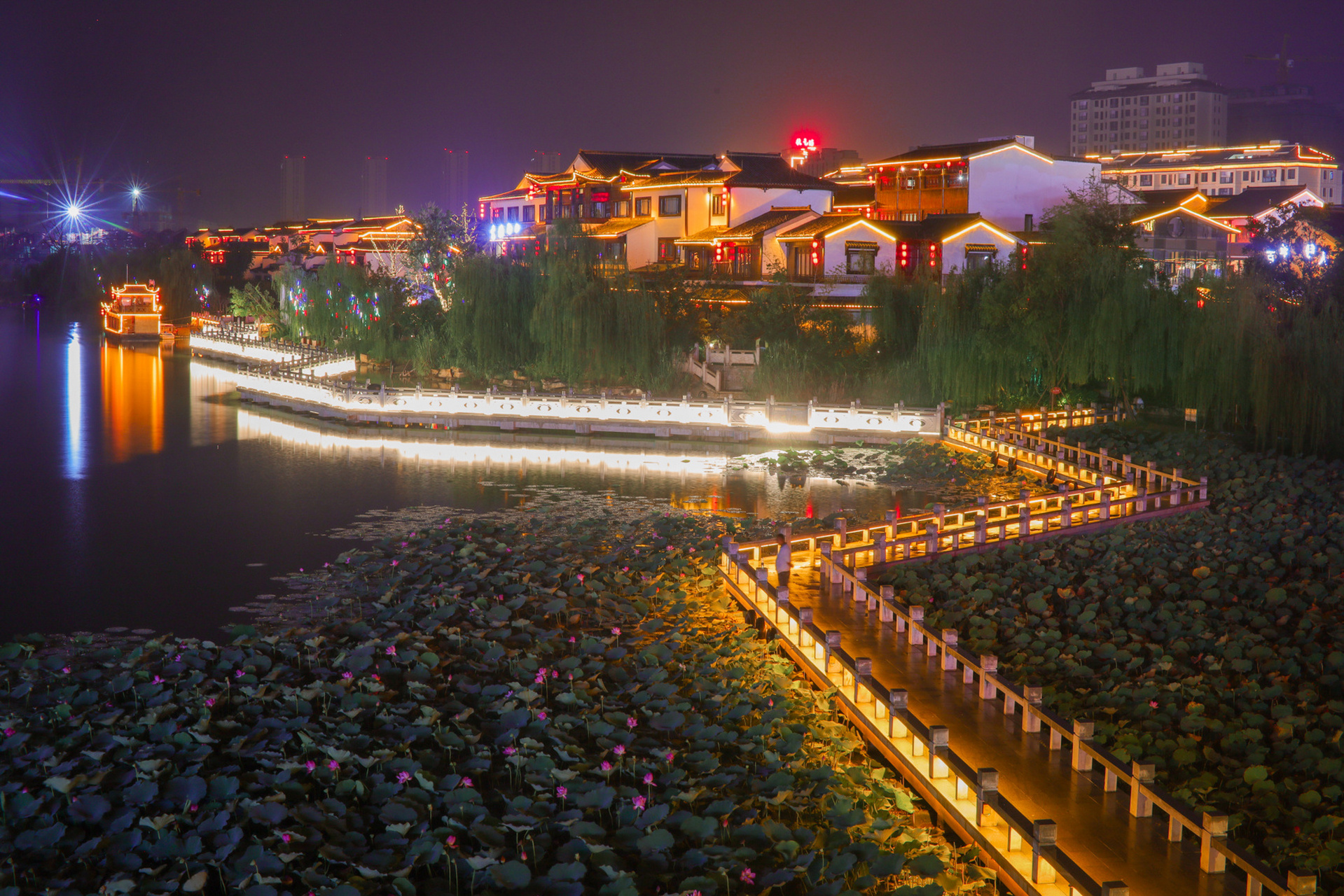 宿州火车站夜景图片