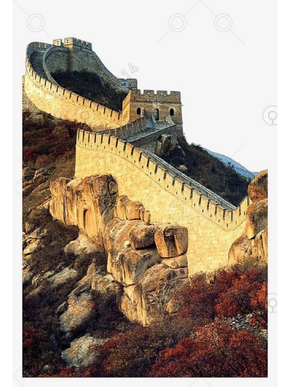 万里长城 长城(the great wall),又称万里长城,是中国古代的军事防御