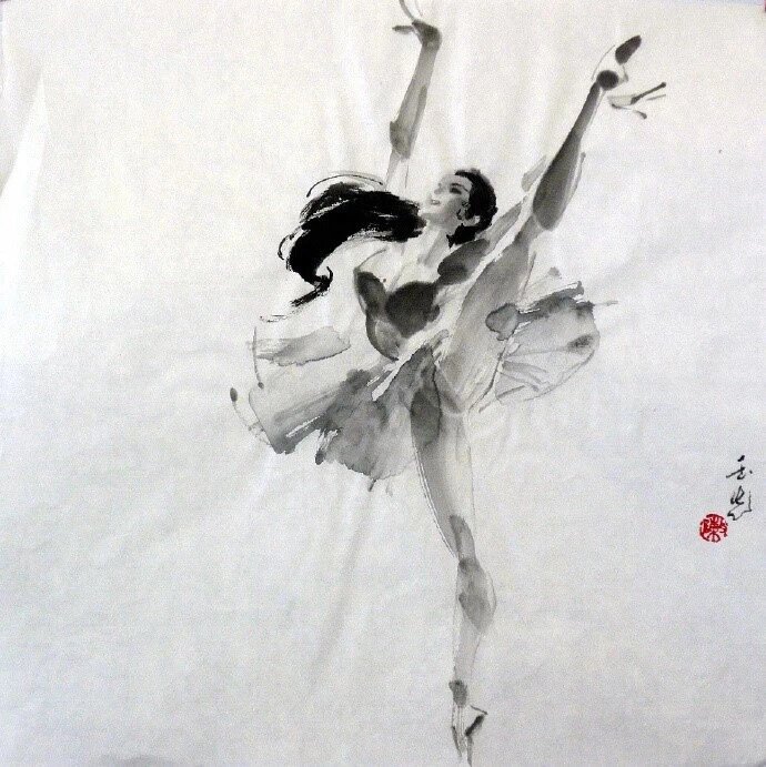 陈玉先—水墨舞蹈灵动飘逸