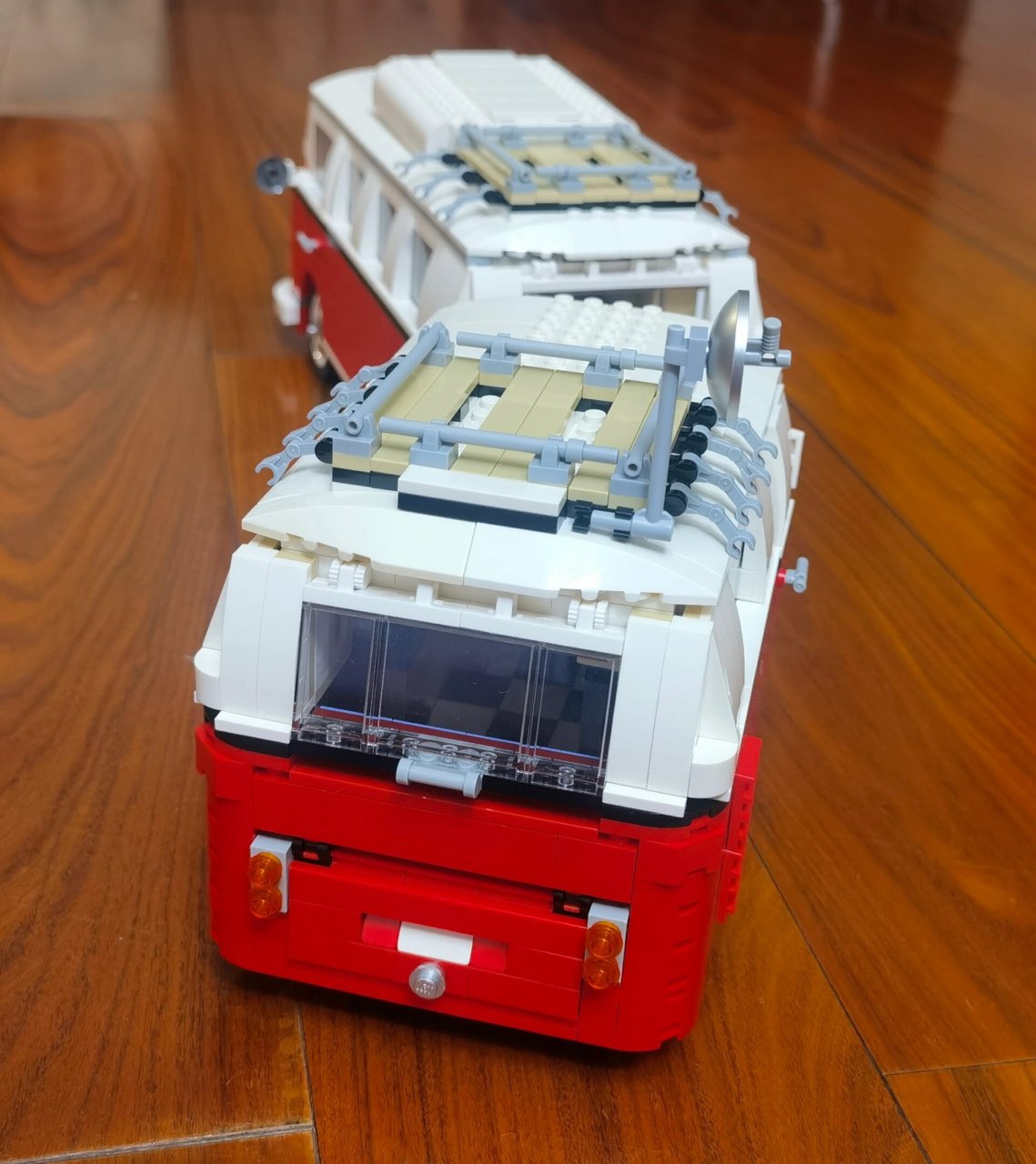 乐高大众t1拖车 经典永不过时!