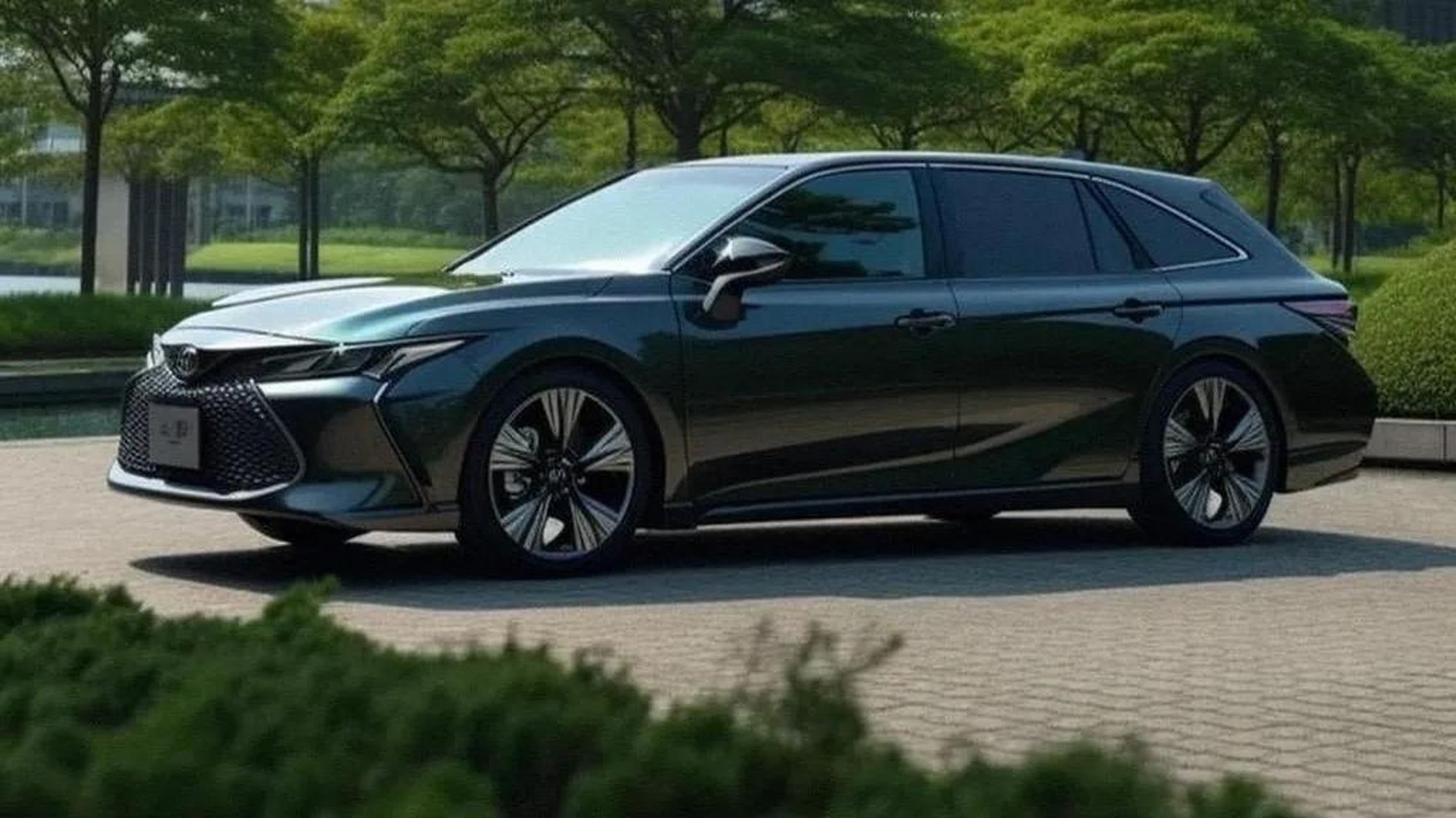 全新丰田凯美瑞旅行车预览图!这是把塞纳压扁了的凯美瑞吗?