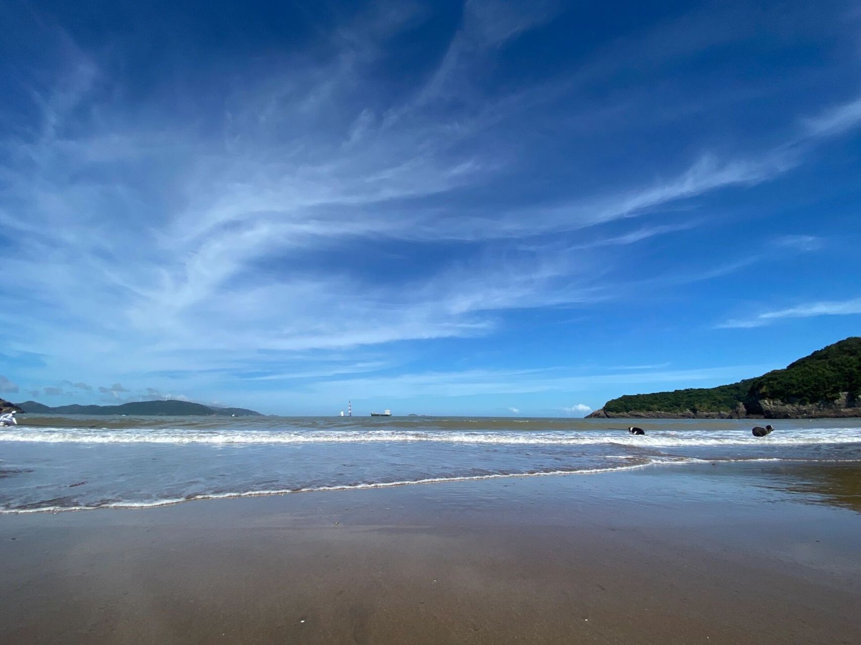 象山鹤浦这个沙滩,非常值得一去 7月中一场说走就走的带娃带狗子自驾