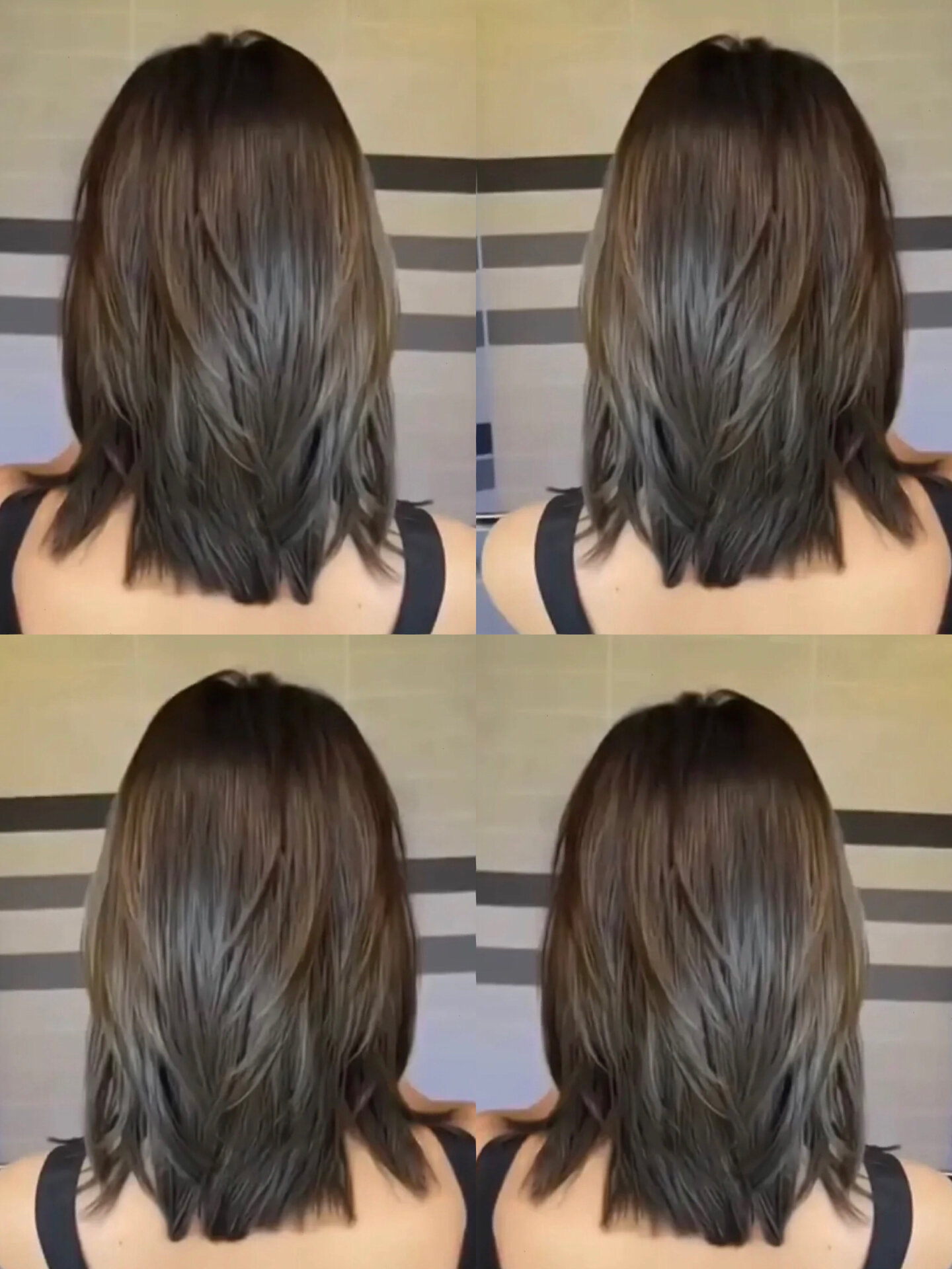 层次感锁骨发超显气质 最显脸小减龄层次感锁骨发,360°无死角发型