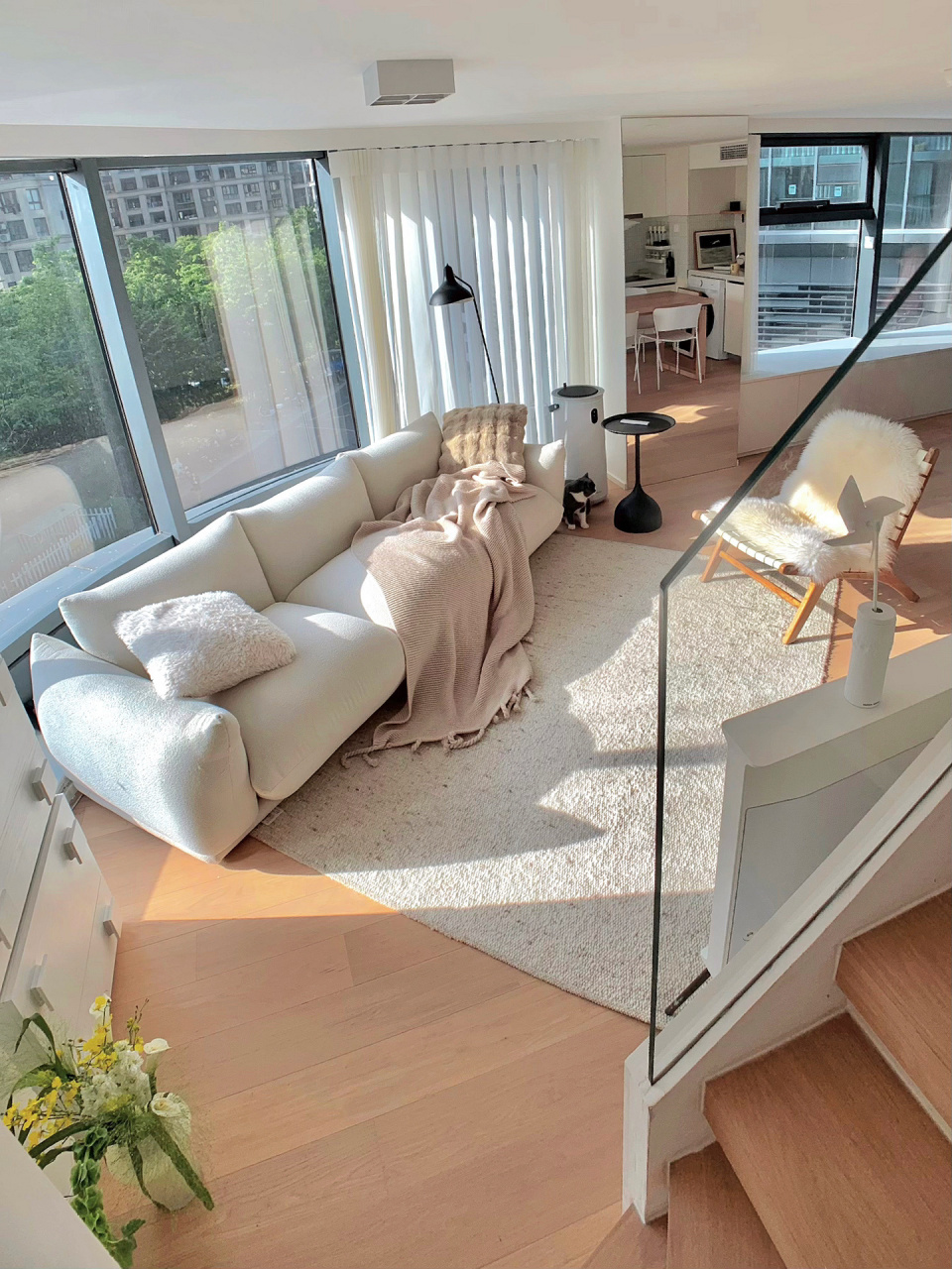 40平loft公寓,这柜子太适合了❗️ 坐标:杭州公寓55方  套内40方