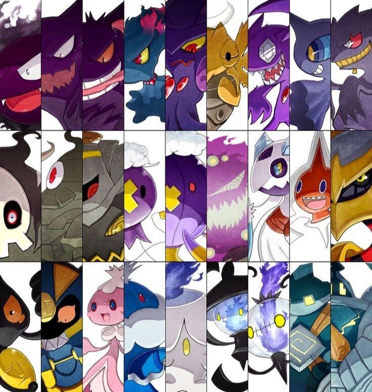 《宝可梦》幽灵系 听说有人超喜欢幽灵系,那就来一波!