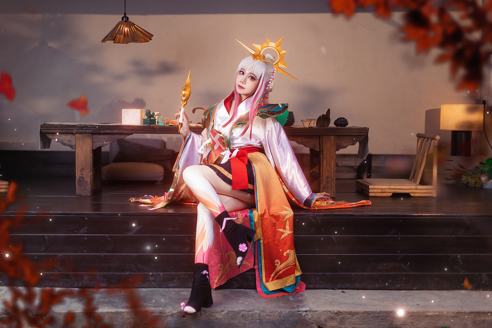 娜可露露前尘镜 93王者荣耀cos "红月正当空,逢魔涤荡,归途迷雾中"