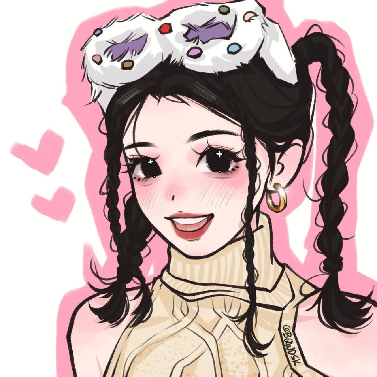 虞书欣动漫头像!