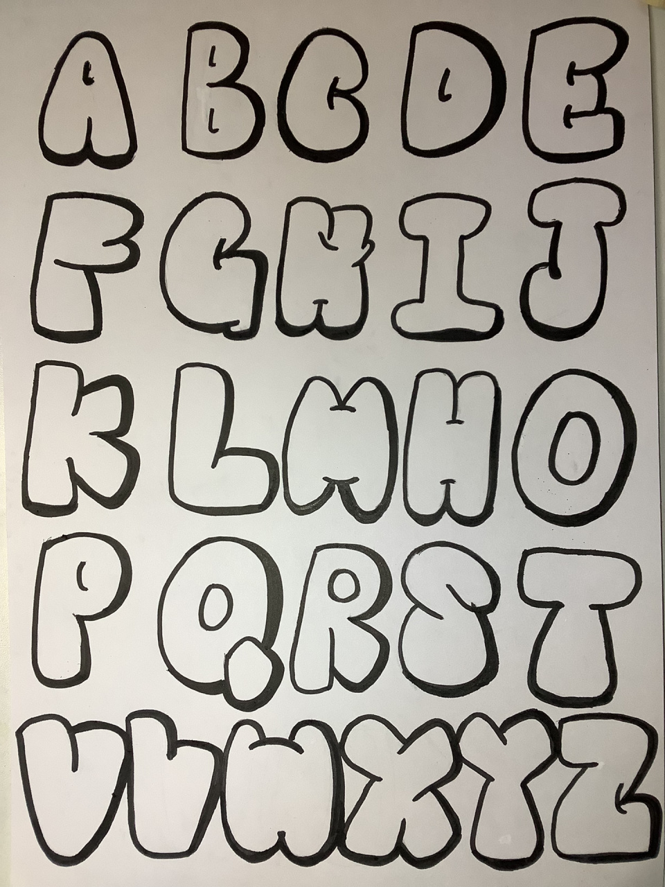 涂鸦|涂鸦字母表