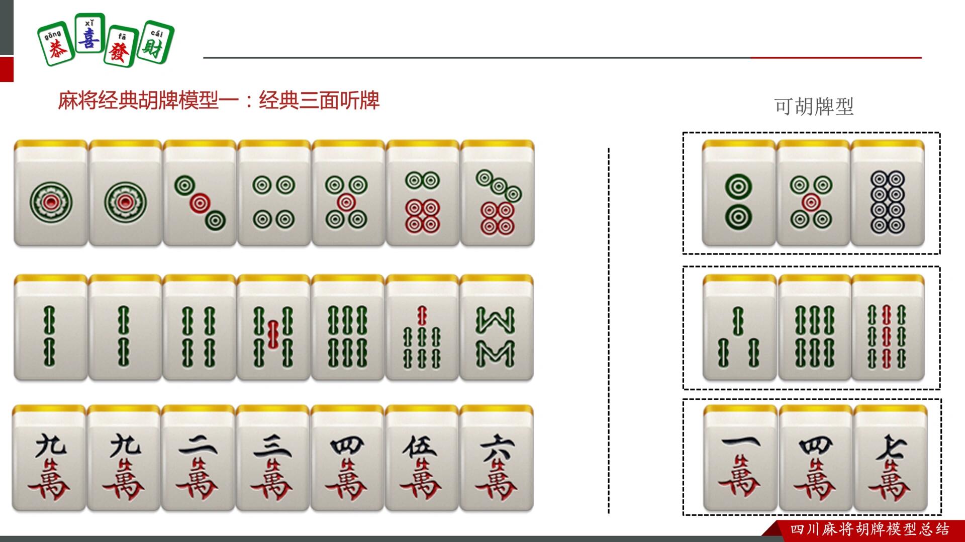 四川麻将大对子牌型图片