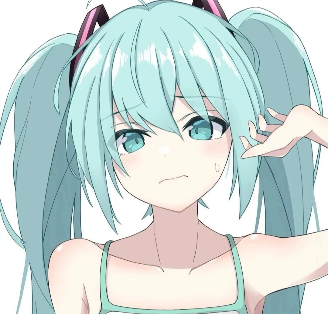 可爱的初音未来动漫头像 你们喜欢可可爱爱的初音未来嘛
