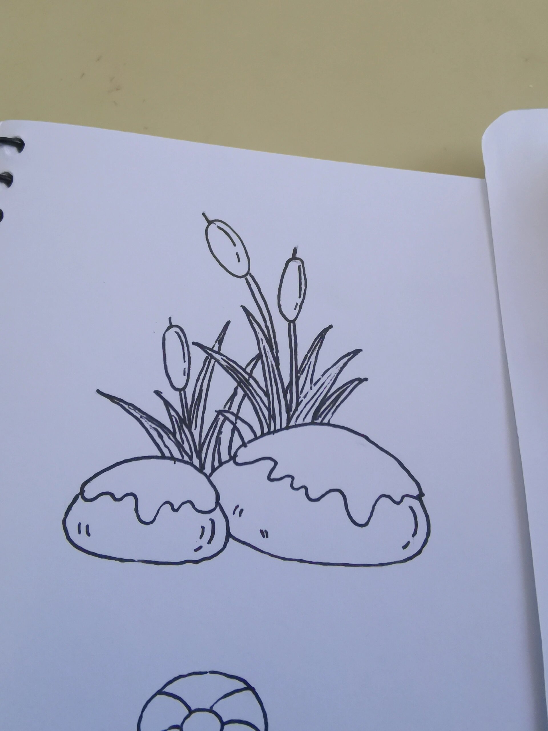 70|简笔画|芦苇丛