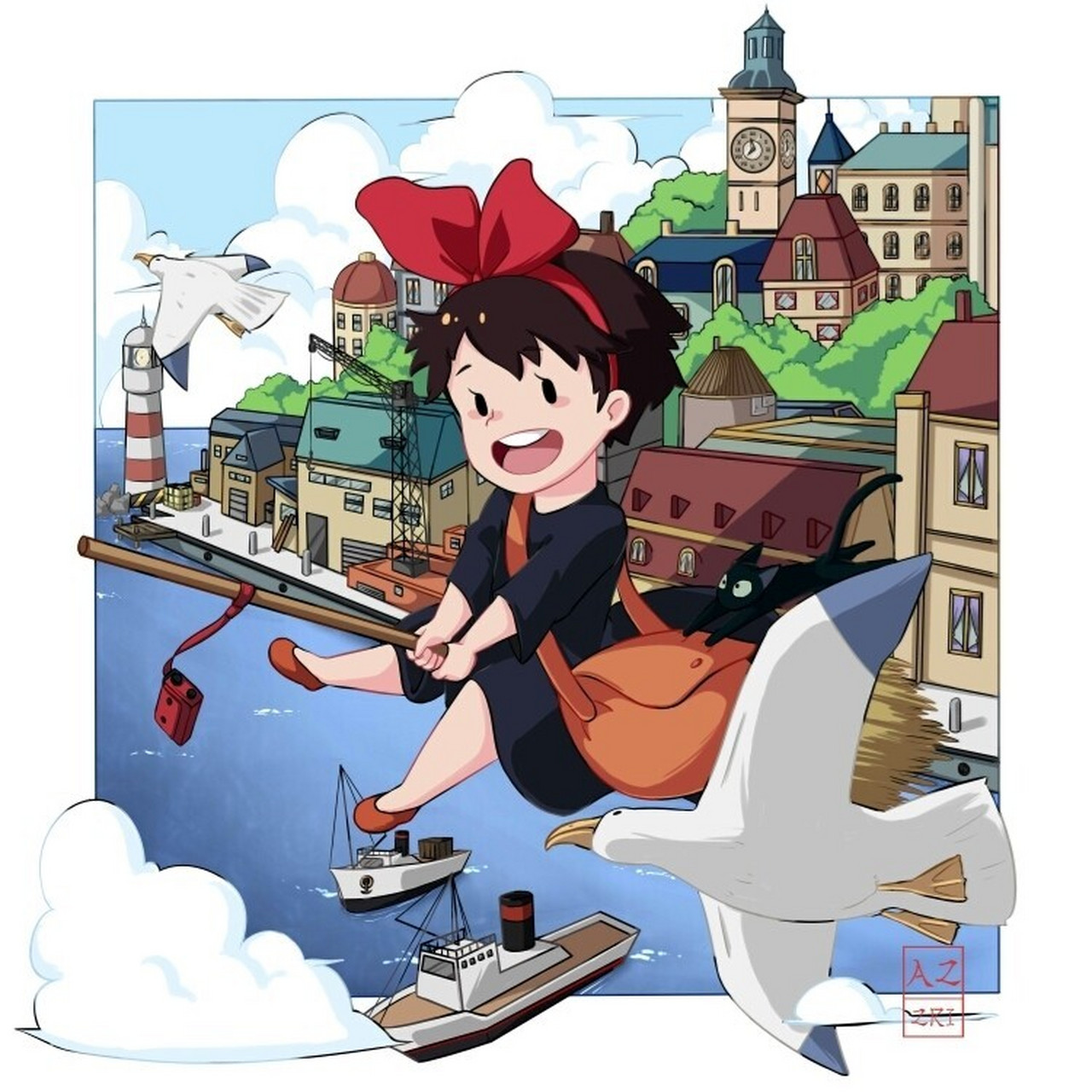 给大家分享我珍藏许久的宫崎骏动漫图片 欢迎自取 图一是千与千寻 图