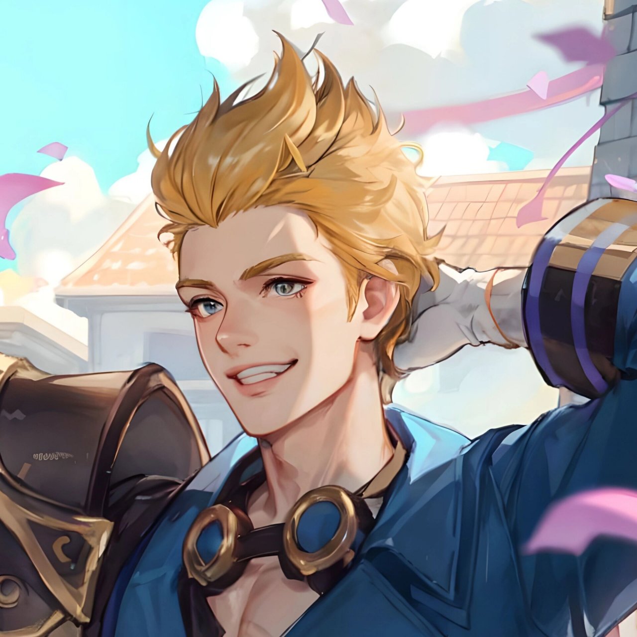 『情侣头像』狂铁&姬小满7515 94"送你一个好东西,好运螺,在