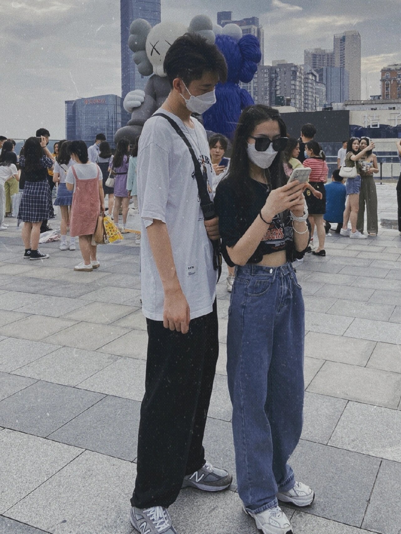 和男朋友的身高差