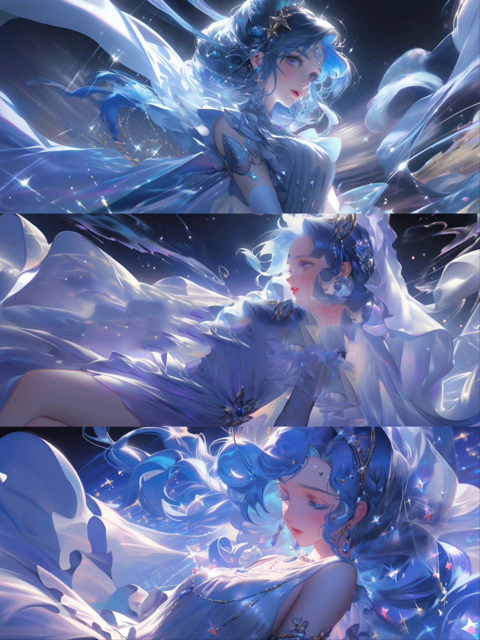 王者系列|貂蝉幻阙歌 美战同人壁纸 横版 一套共5张