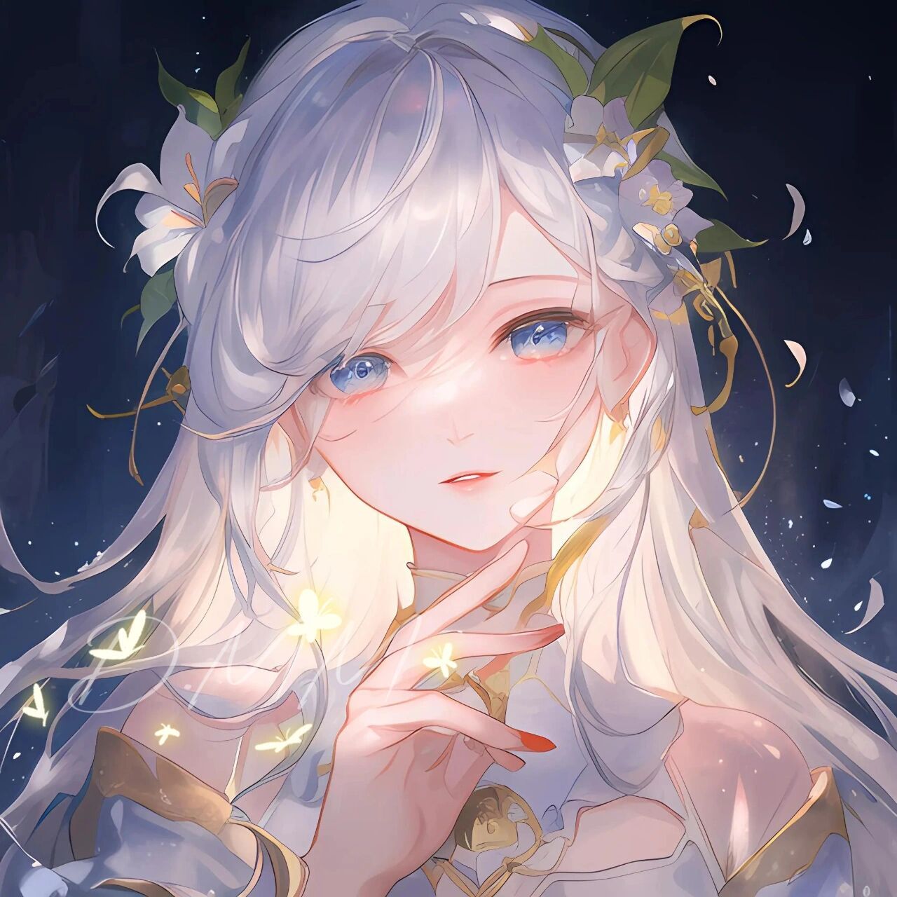 动漫闺蜜头像78 独一无二|好看绝美高冷一对     由无界ai生成