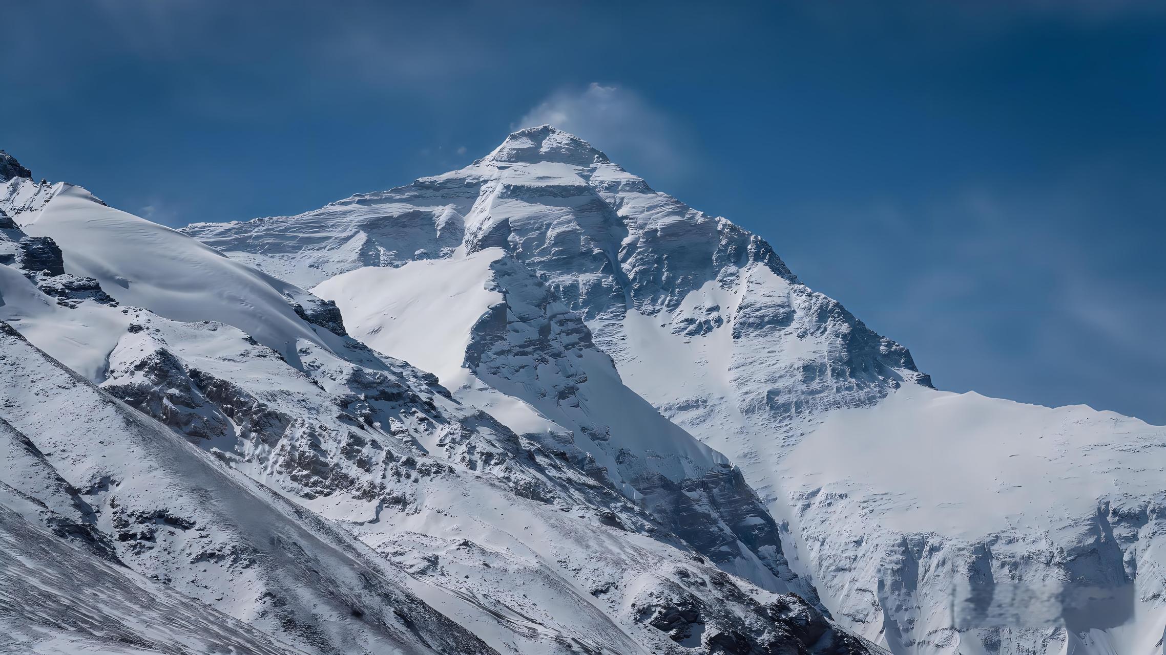 珠穆朗玛峰的图片 99珠穆朗玛峰,世界之巅的壮丽景象!