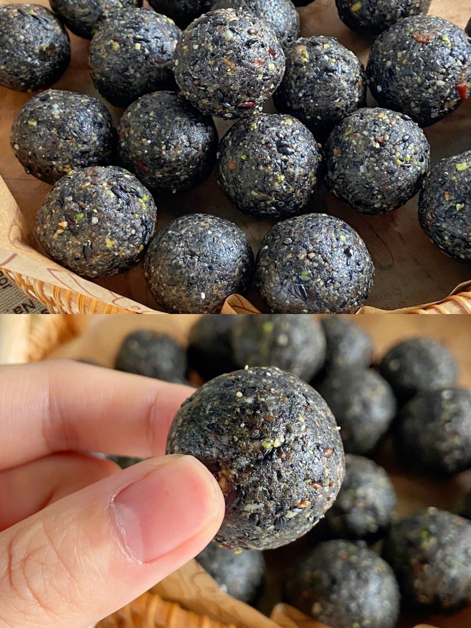 自制乌发黑芝麻丸!无糖无油!做法超简单!