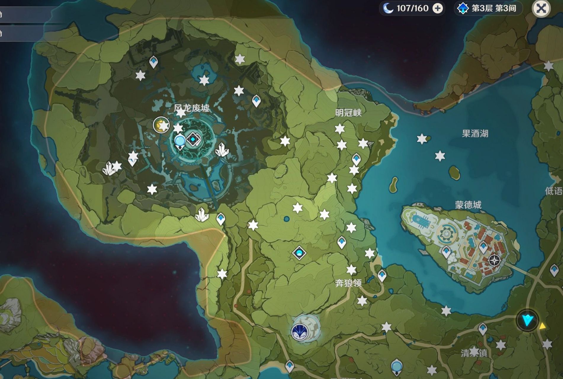 原神风神瞳全位置! 真的是熬了一个大夜全部标记出来啦!