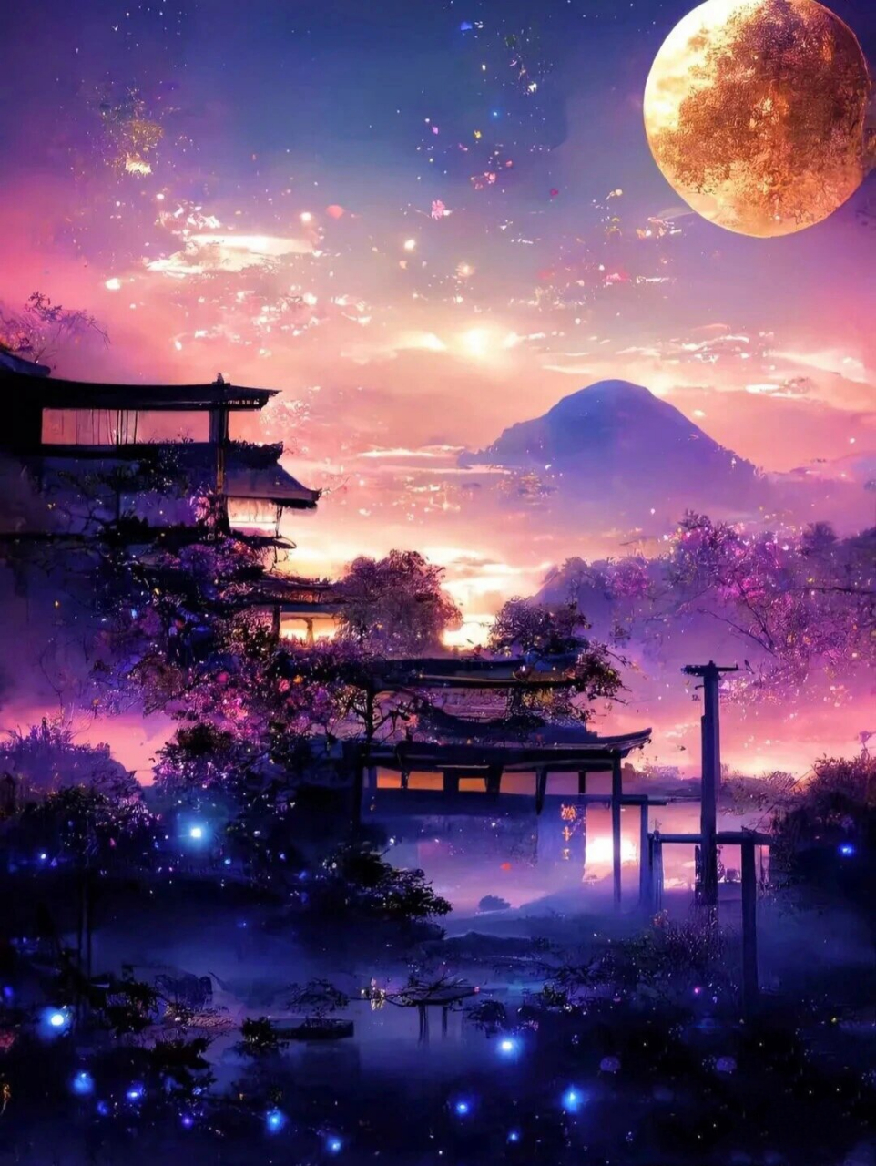 绝美星辰大海壁纸静态