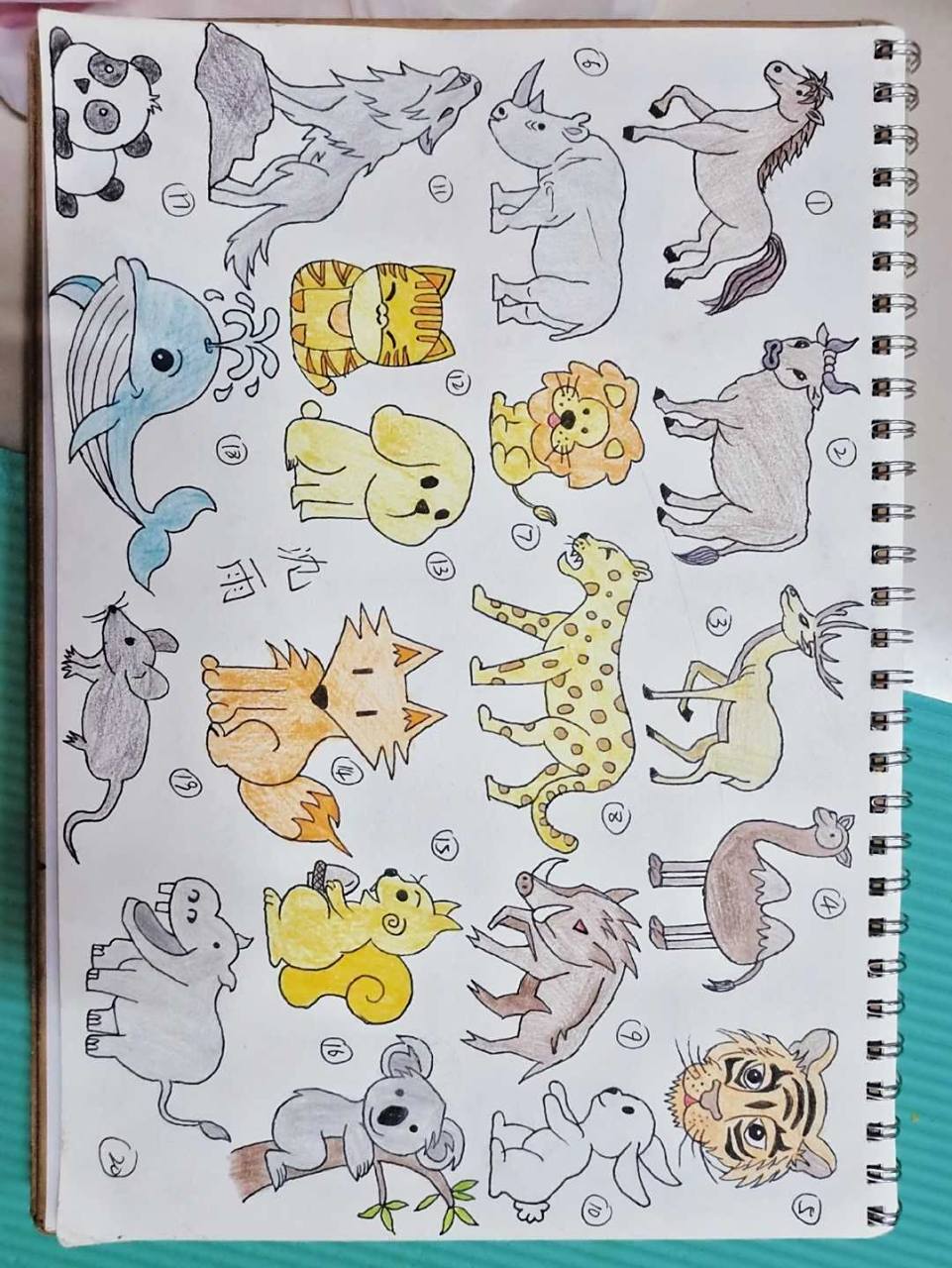 动物简笔画96 图一:鸟类,禽类,鱼类,昆虫类 图二:哺乳类动物(蹄类