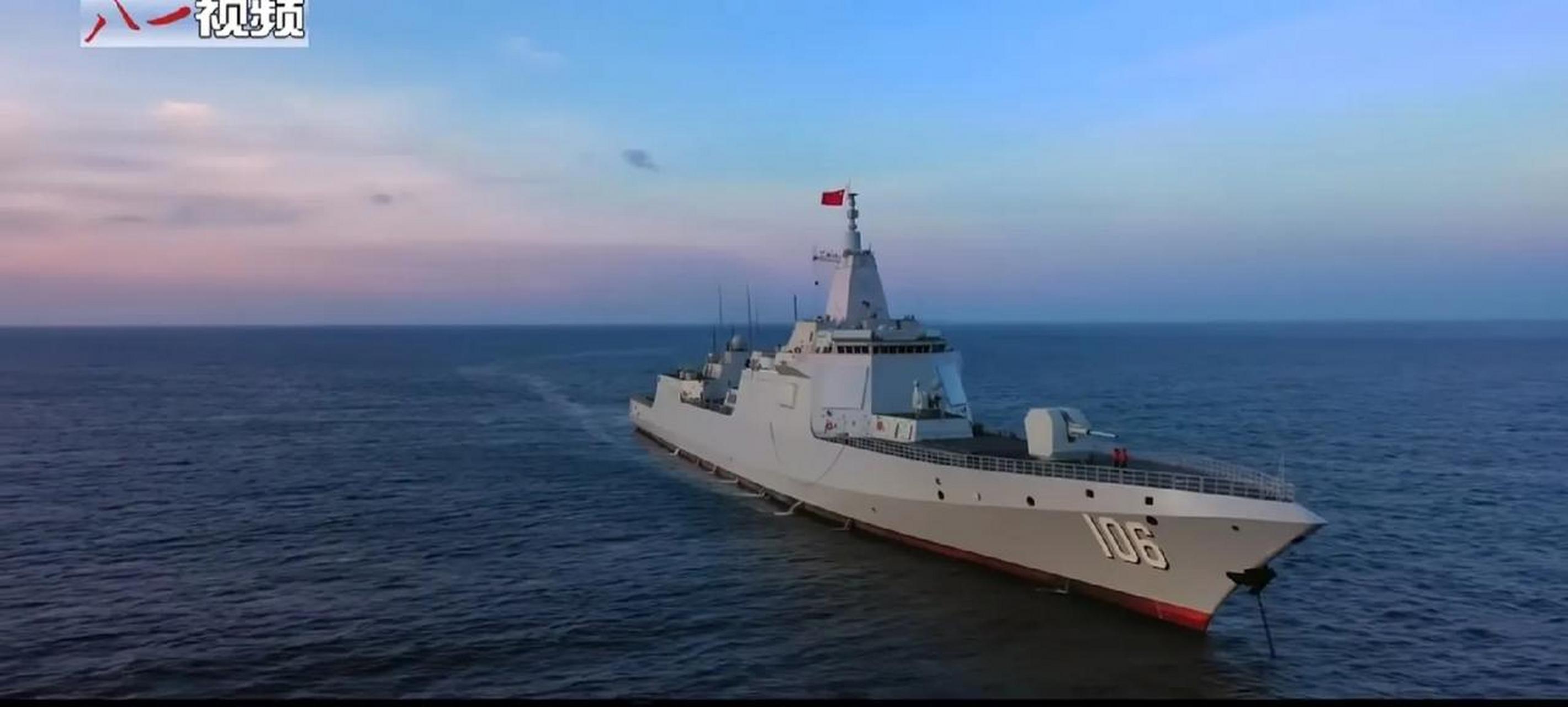 055万吨大驱"延安"舰(106),高清图赏.