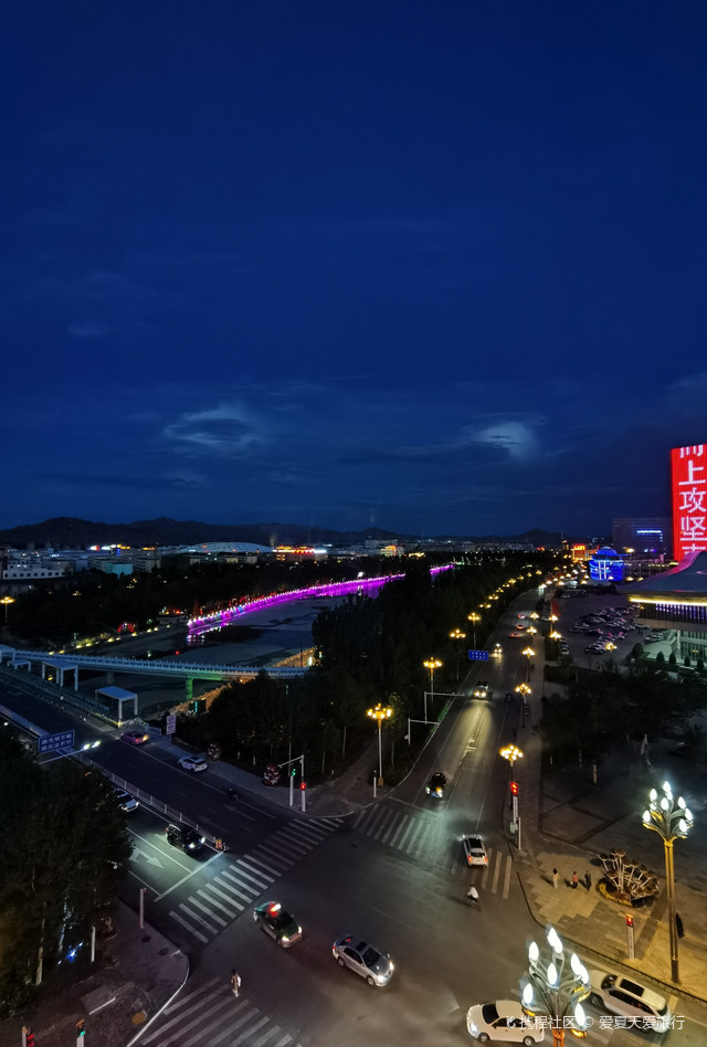 德令哈的夜景,非常漂亮,美丽