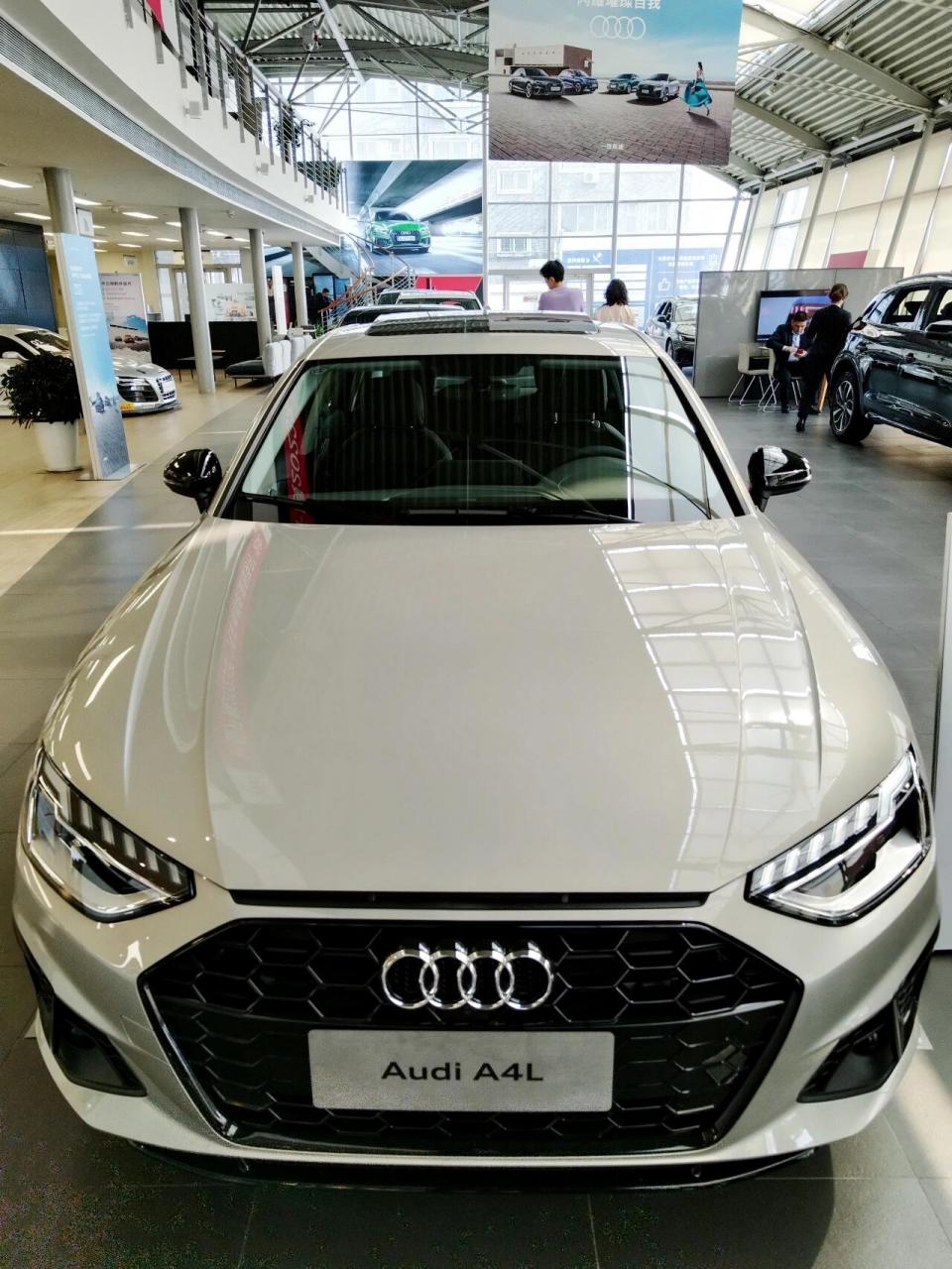 白金色的奥迪a4l !真的绝了!