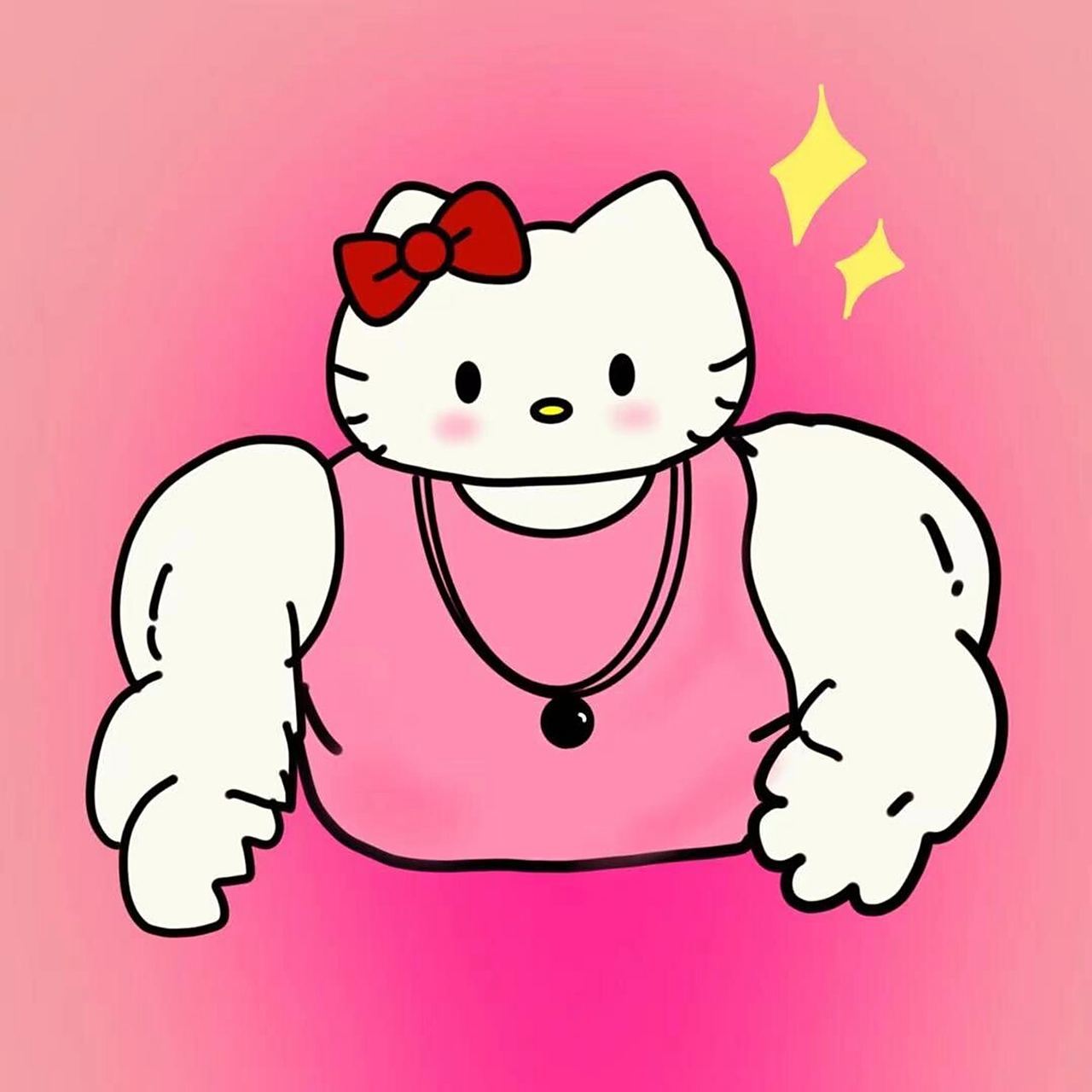 第十三期|猛男hellokitty头像! 猛男专用!