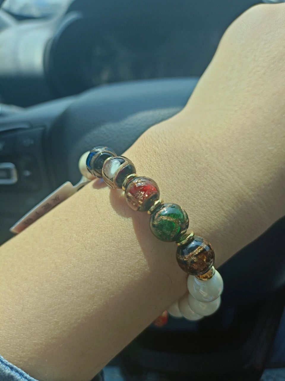 白马寺新款灰瓷手串香灰琉璃 突然就想买手串,原本打算周末去北京找小