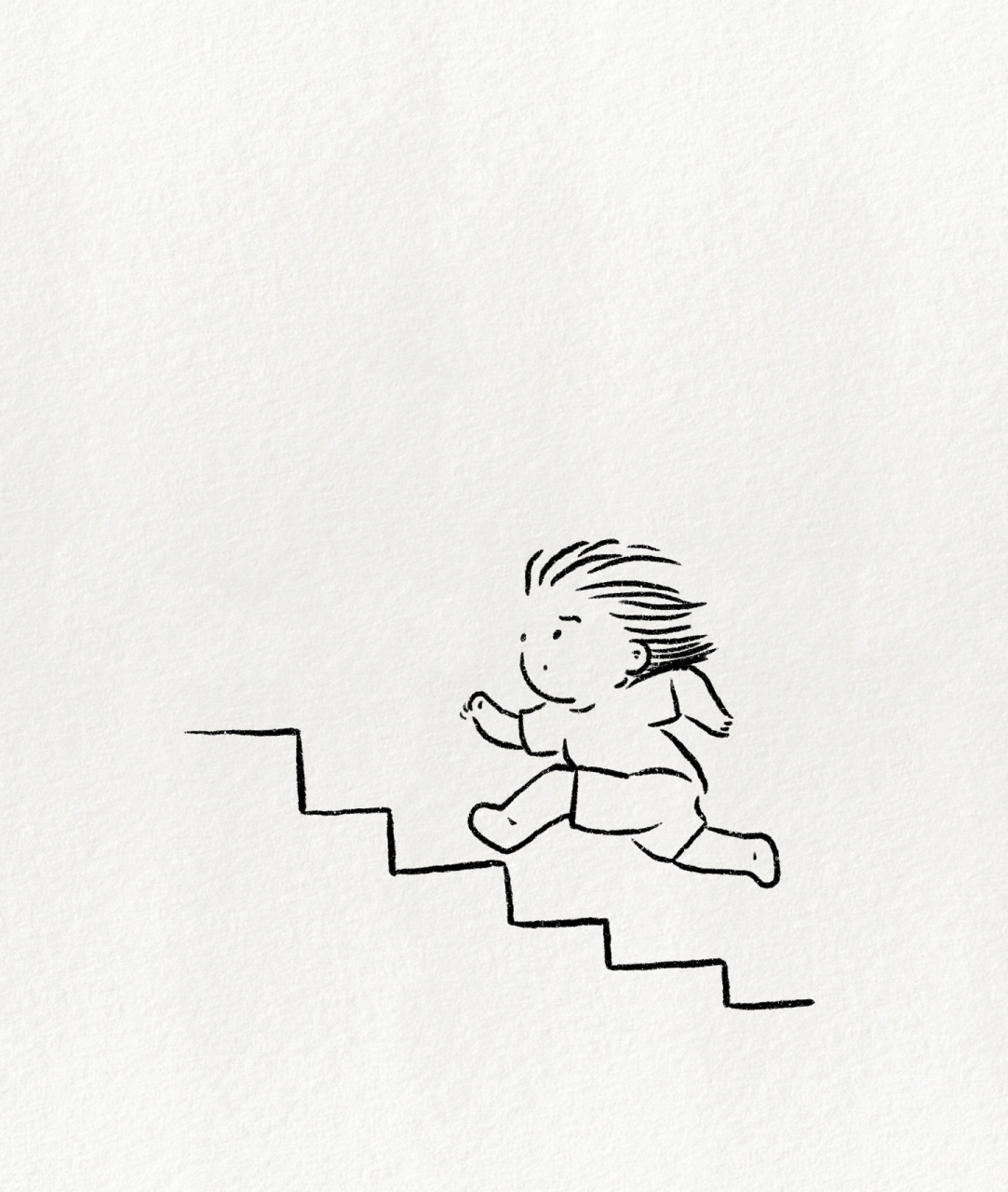 超可爱简笔画教程:不要停止奔跑9369♀15 不要停止奔跑 前路
