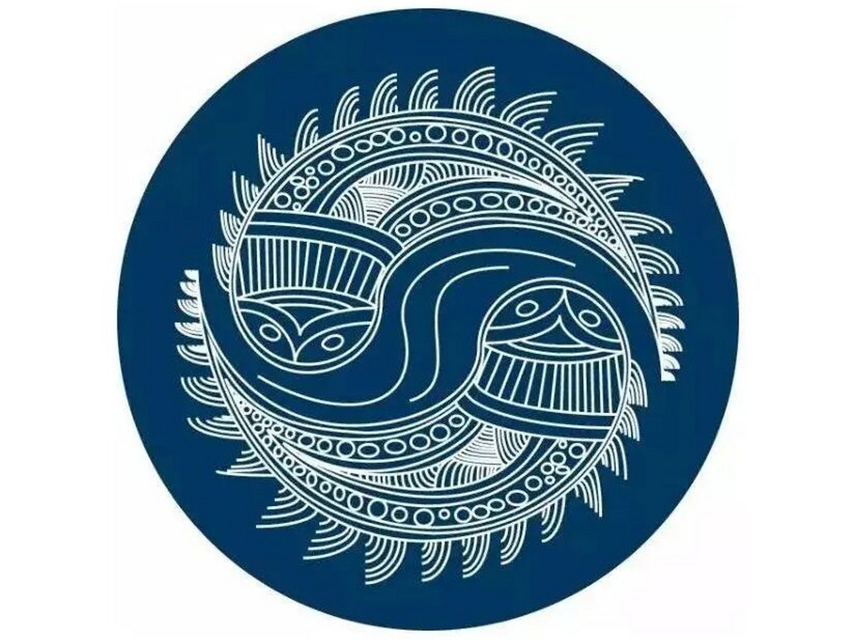 这个绝美的蜡染鱼纹图案,就如同它的名字一样