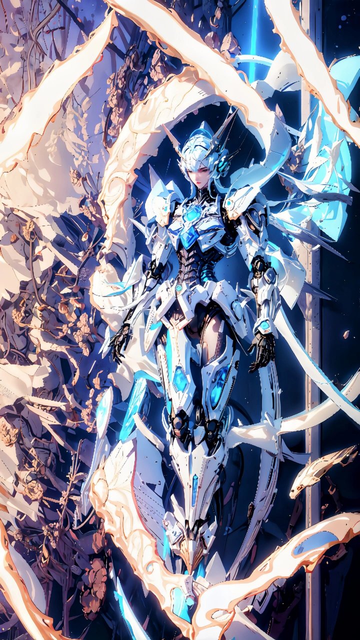 蓝色机甲也很飒