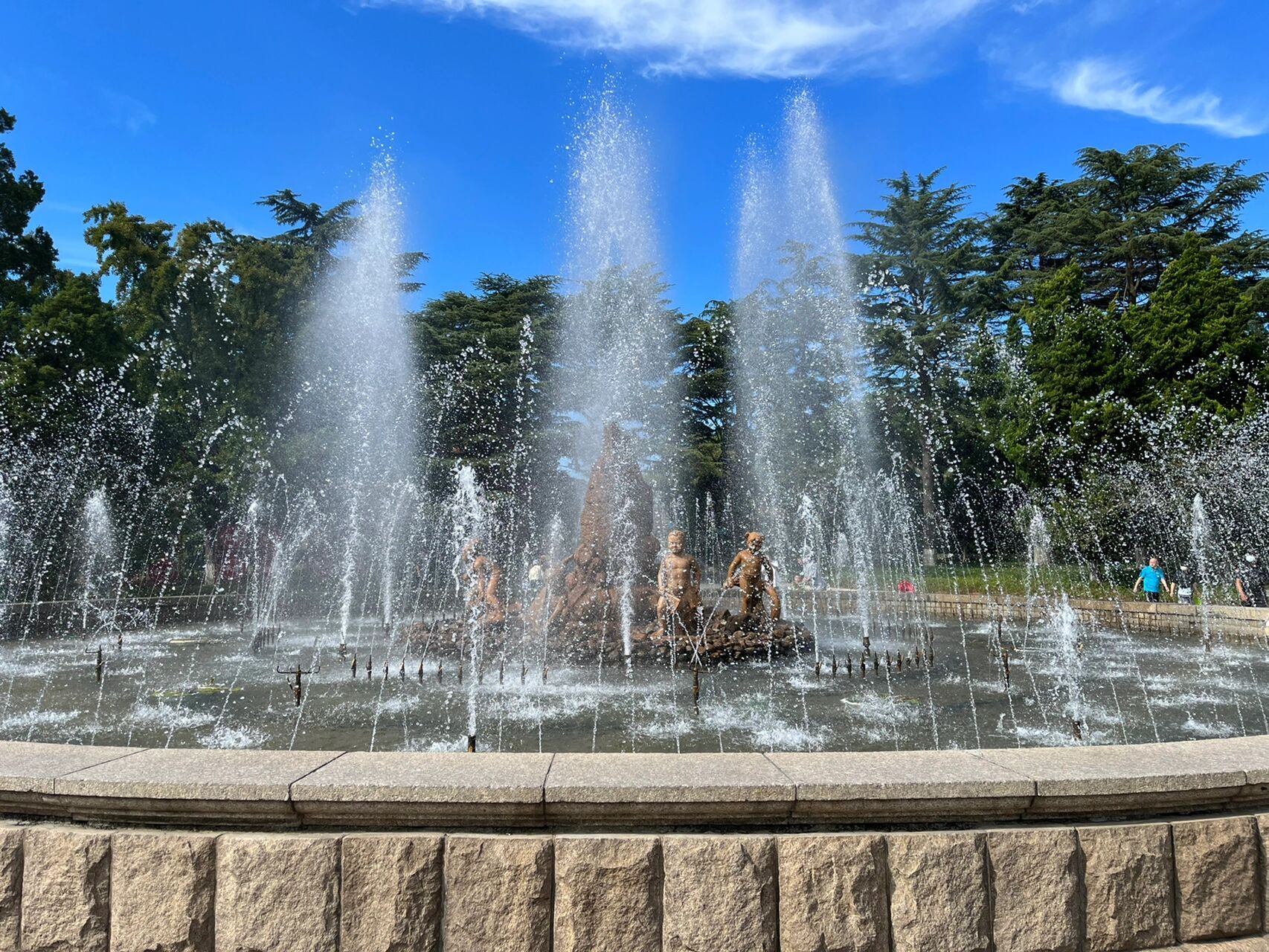 中山公园喷泉7415