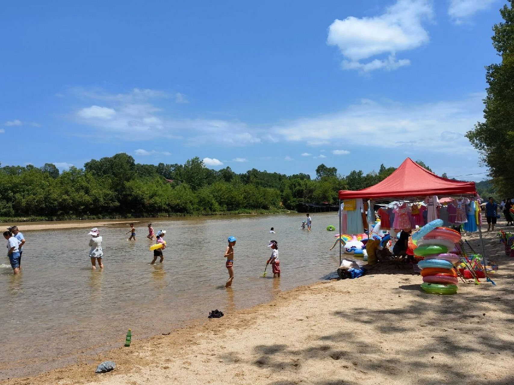 西安周边亲子游～城固县金沙滩 城固县二里金沙滩真是宝藏游玩地 我们