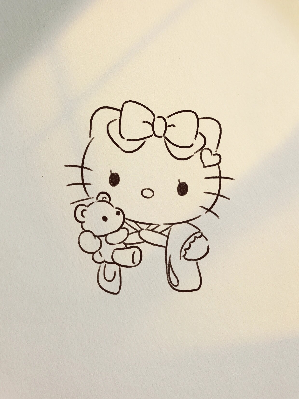 零基础手绘教程|三丽鸥|哈喽kitty|可爱绘画