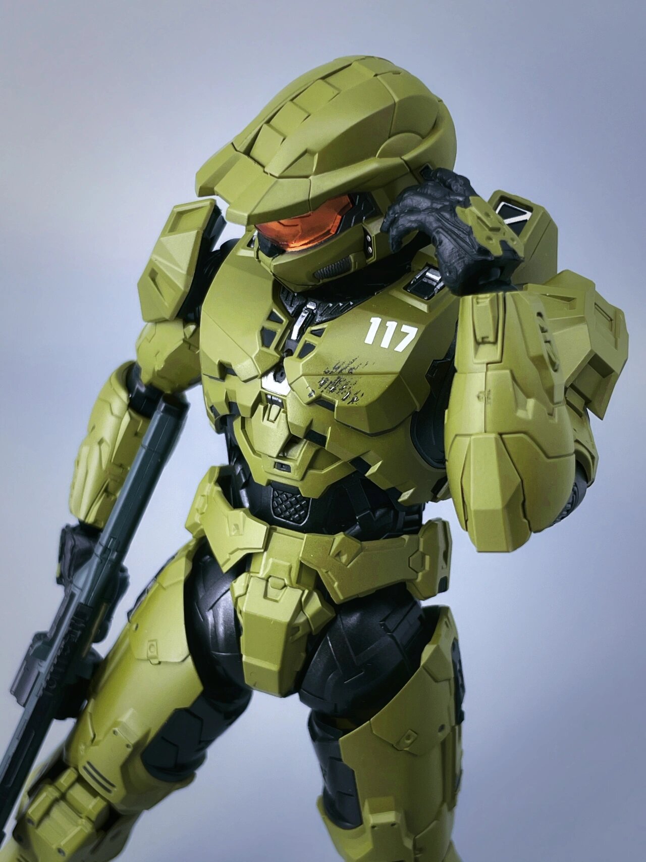 身经百战的斯巴达二期战士…《光环》系列主角…无敌的士官长才到手"