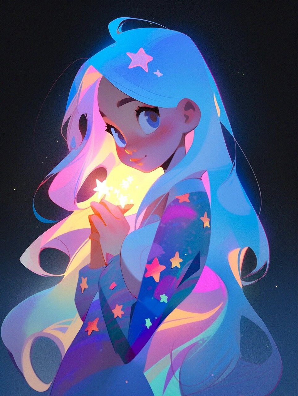 99手捧星星的女孩