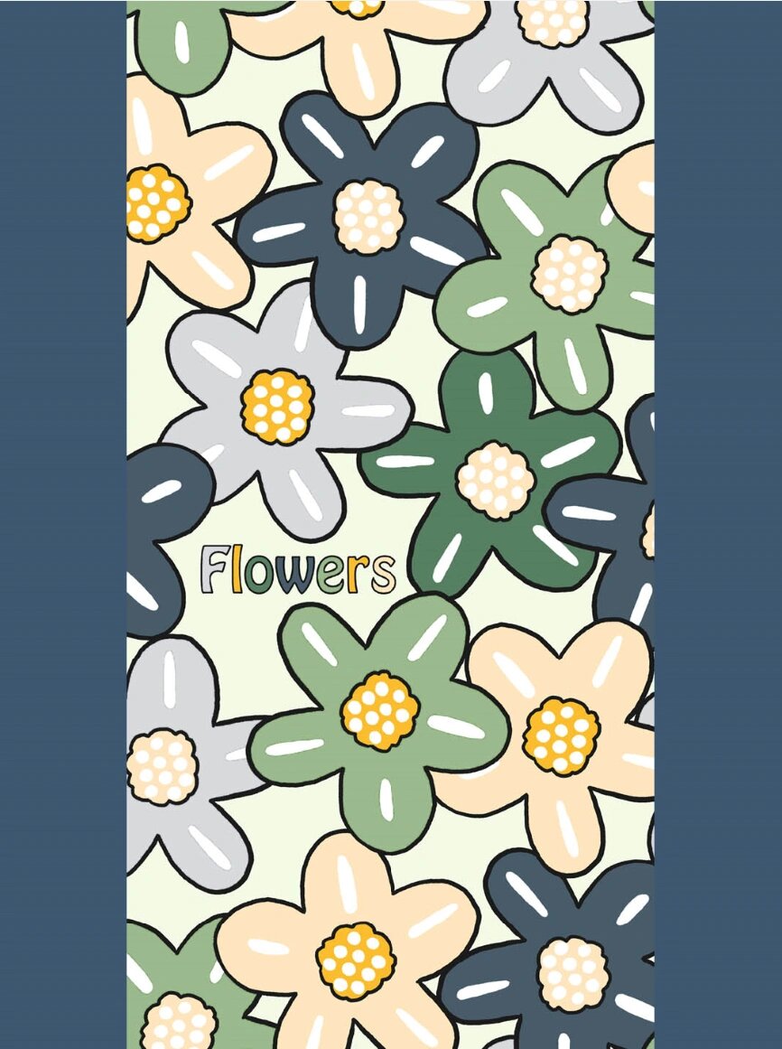 317期 可爱卡通花朵系列手机壁纸 花型 | 图案设计 可约稿 | 可授权