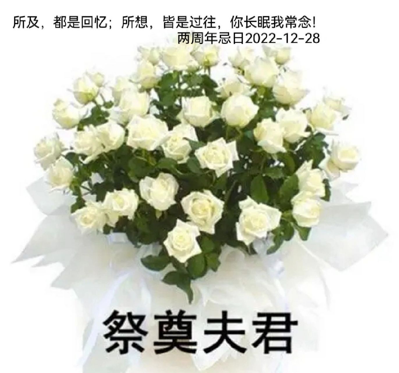 思念夫君--两周年忌日 两周年,730个日夜,你一直都在我身边!