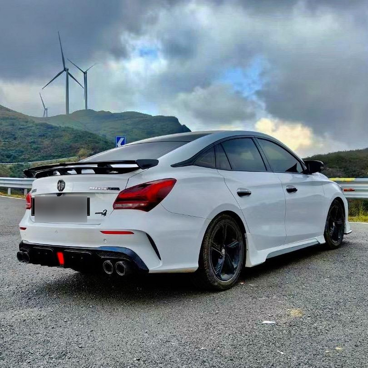 mg5天蝎座改mt包围套件,颜值泰顶啦! 名爵5第三代mg6pro