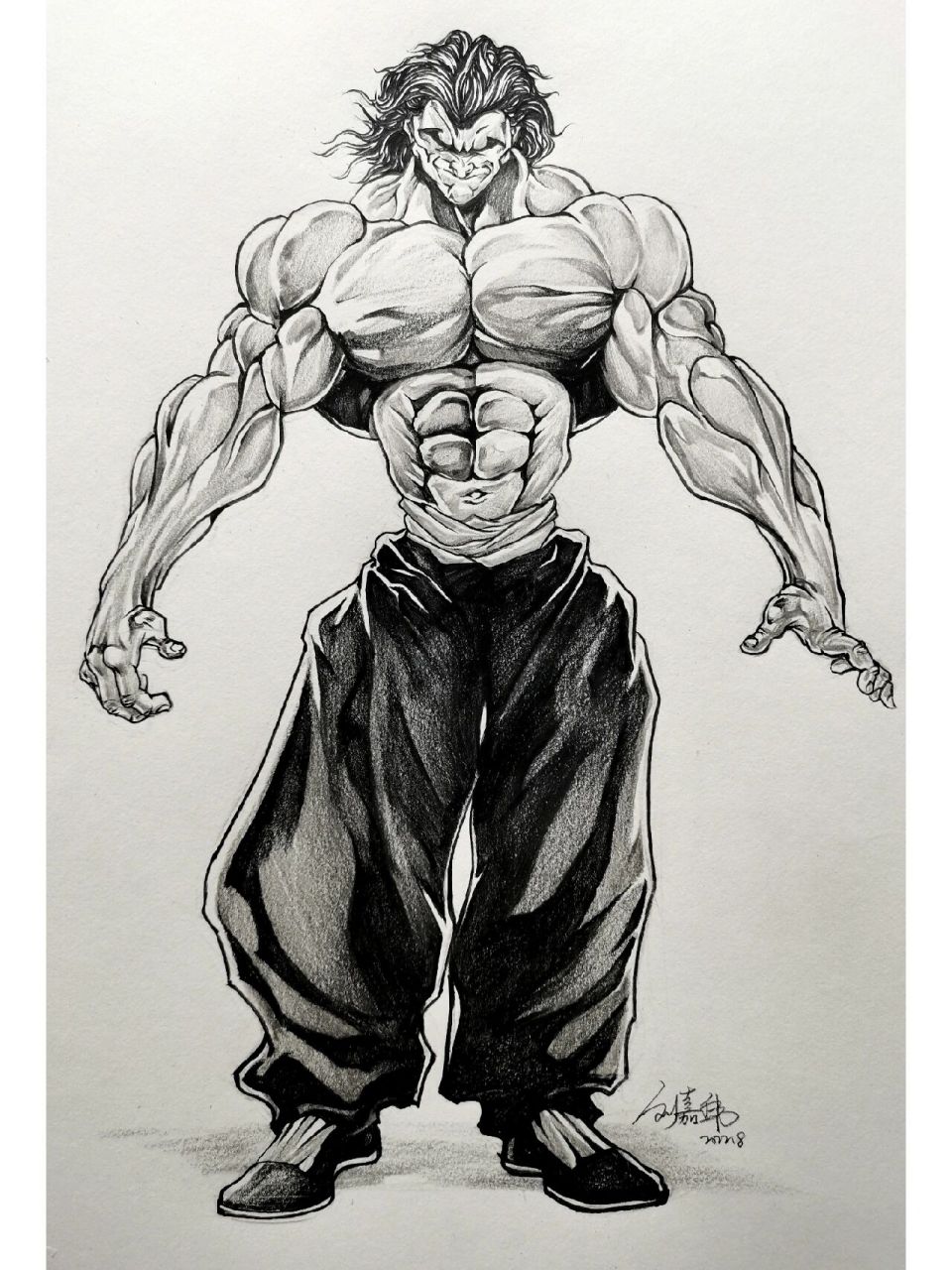 范马勇次郎 9015:卡西米尔炭笔