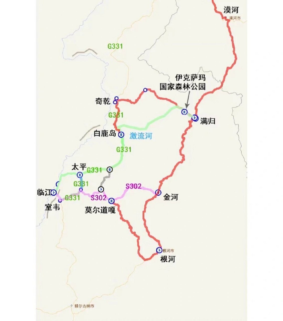 实测了莫尔道嘎-白鹿岛-满归路线,没问题 #自驾游# #旅行攻略# #自驾